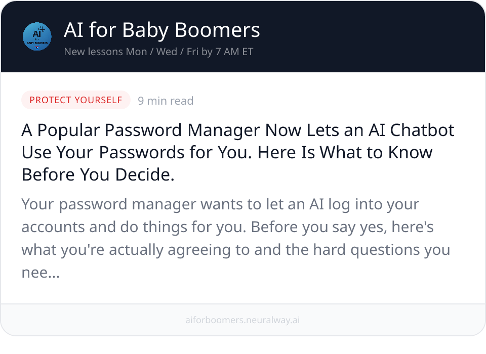 AI for Baby Boomers